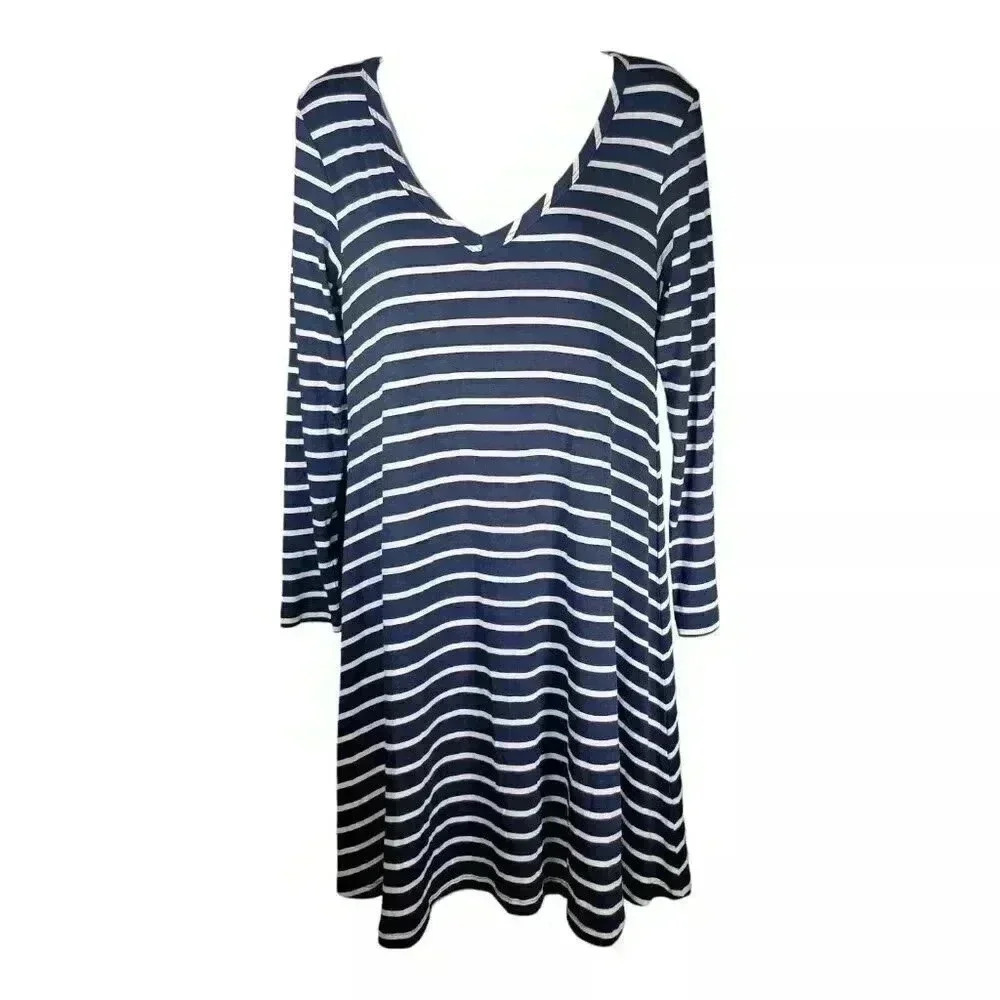 Tuckernuck Amour Vert Gillian Dress Knit Basque Stripe Women's Medium